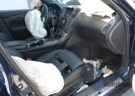 2024 Infiniti Q50 Red Sport 400 from USA, damaged, VIN JN1FV7DP1RM660116